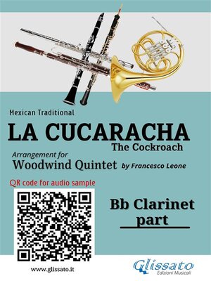 cover image of Bb Clarinet part of "La Cucaracha" for Woodwind Quintet
